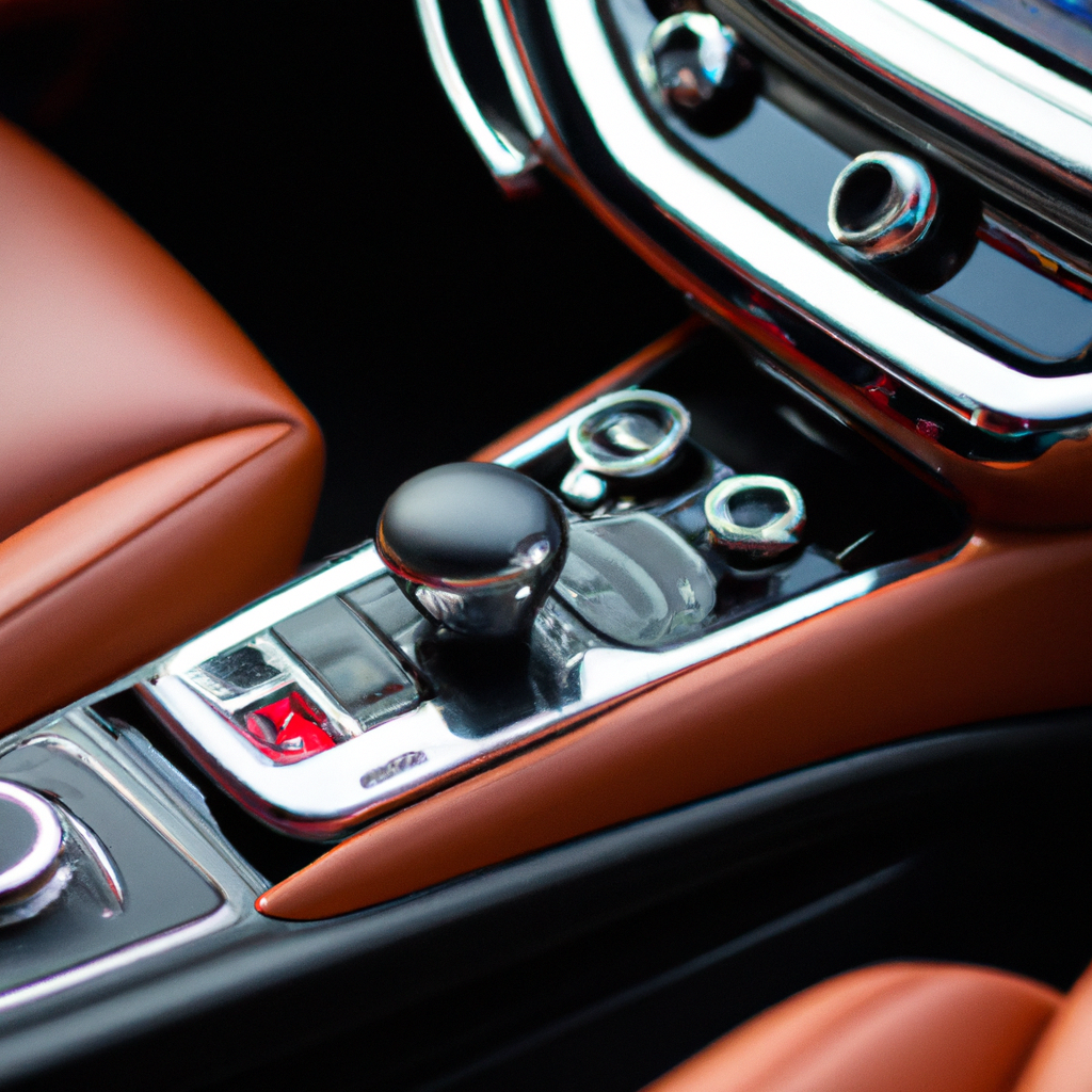 Interior dashboard and seat details, natural light
